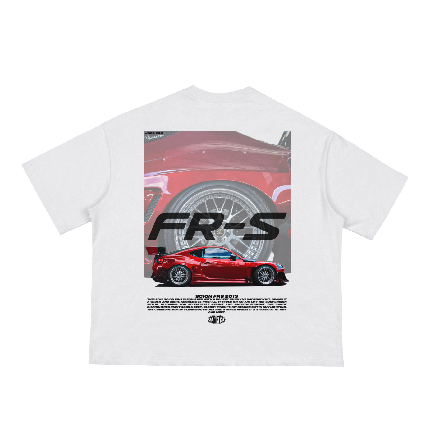 “See’n red” Boxy Tee - 230 GSM