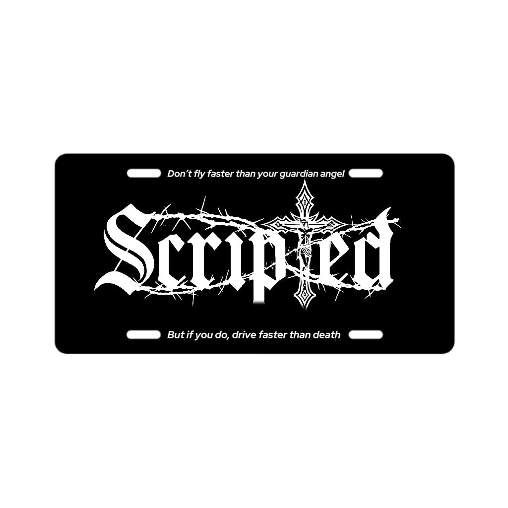 “Angels” license plate