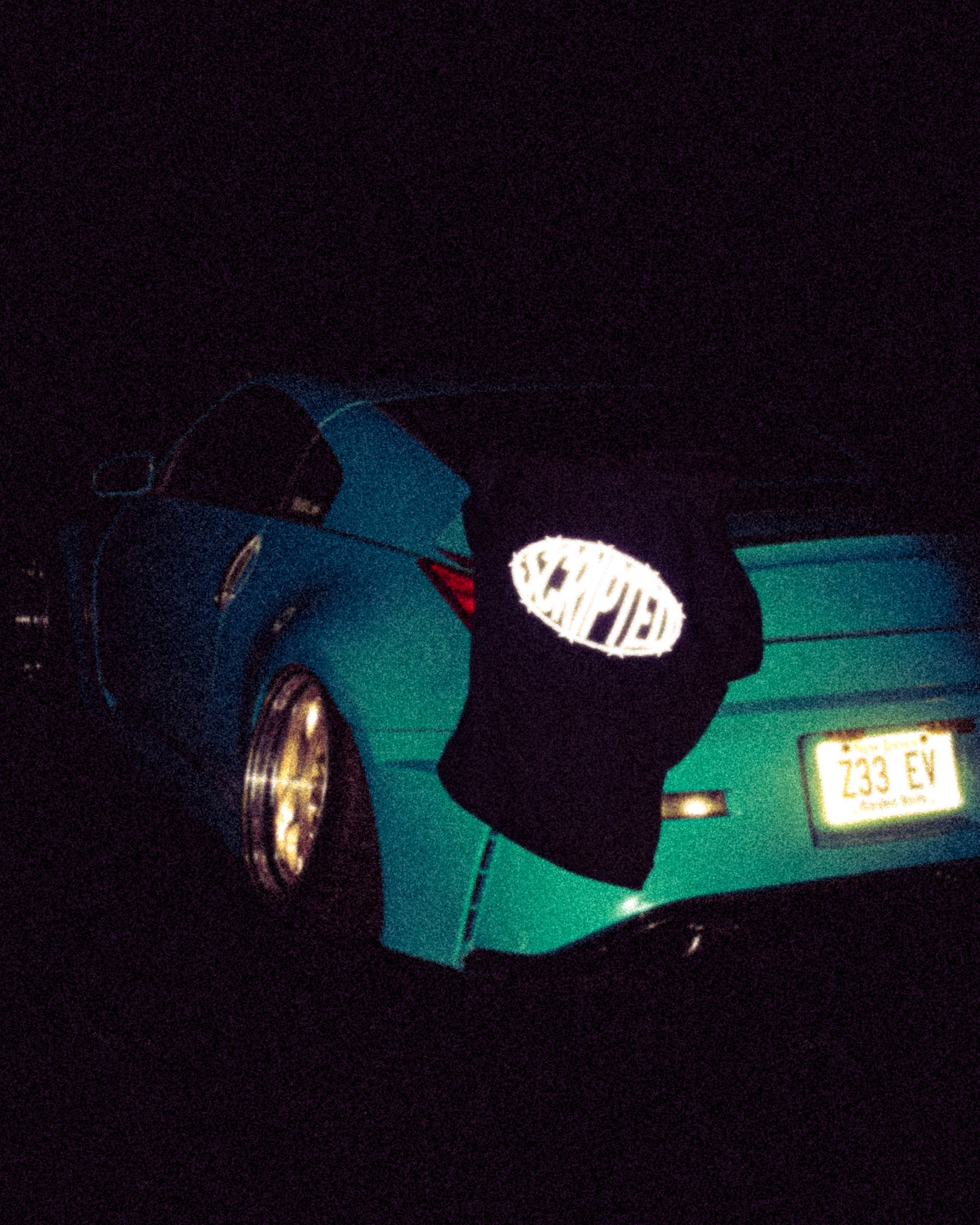 Reflective “barbed” hoodie