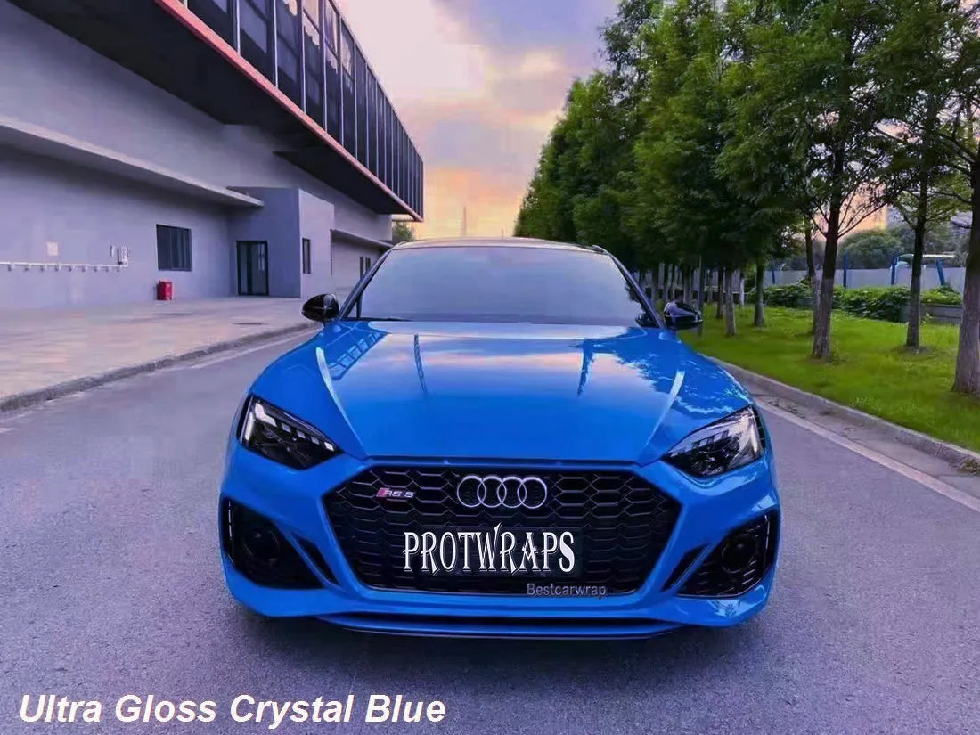 Crystal Glass Blue