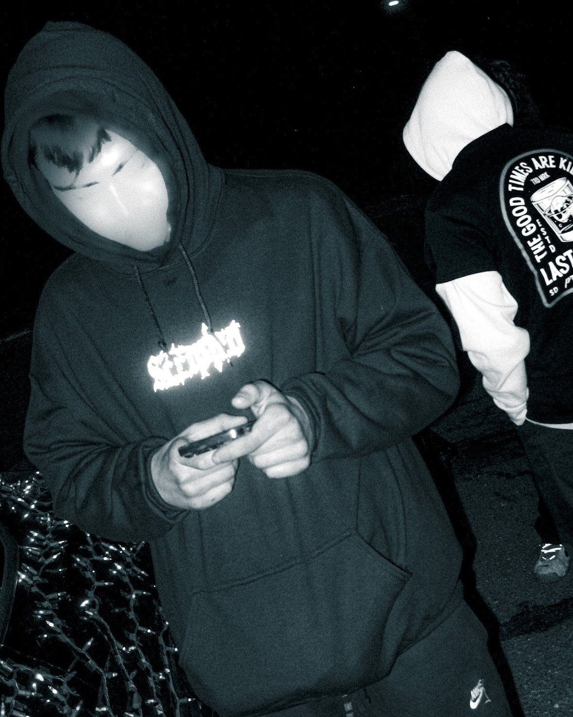 “Faith over fear” reflective hoodie