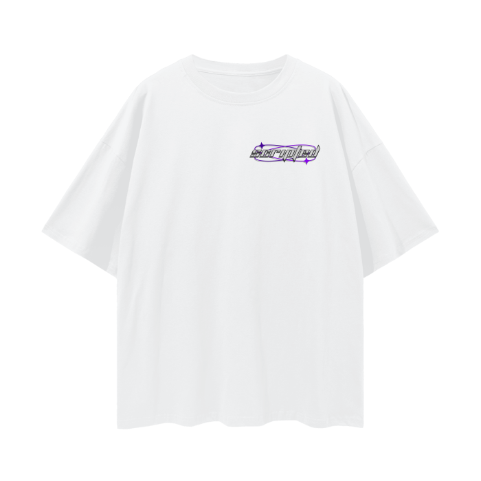 Scripted Drift Drop Shoulder Tee - 190 GSM