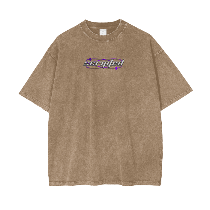 Scripted logo tee