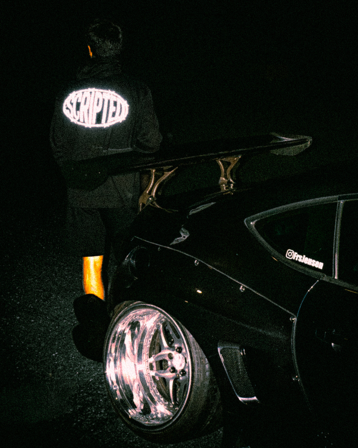 Scripted Club Reflective “barbed” hoodie – Scripted Club