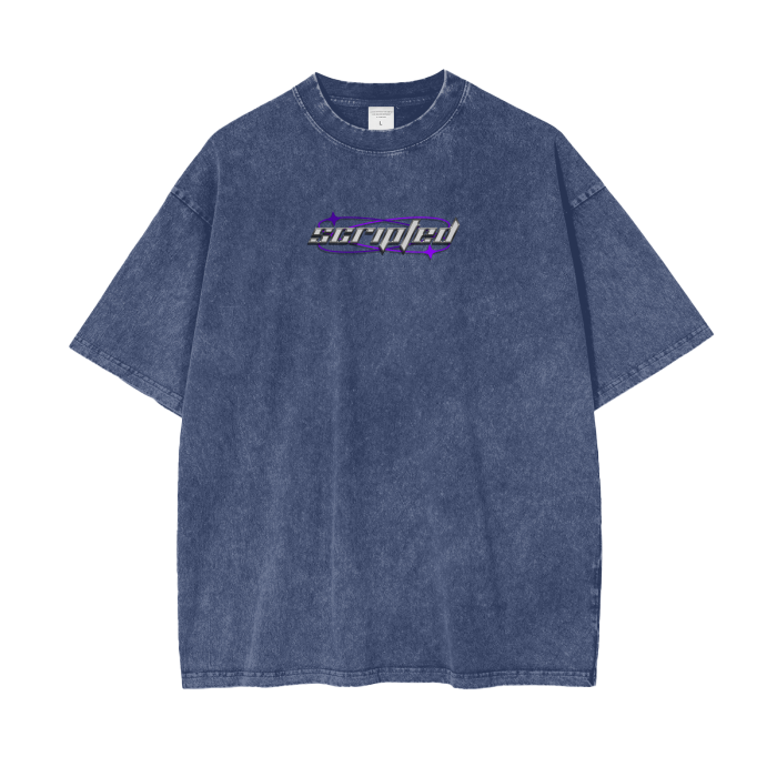 Scripted logo tee