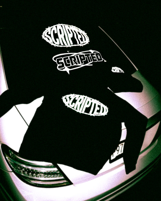 Reflective “barbed” hoodie