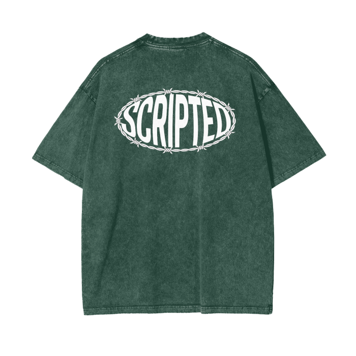 Scripted logo tee