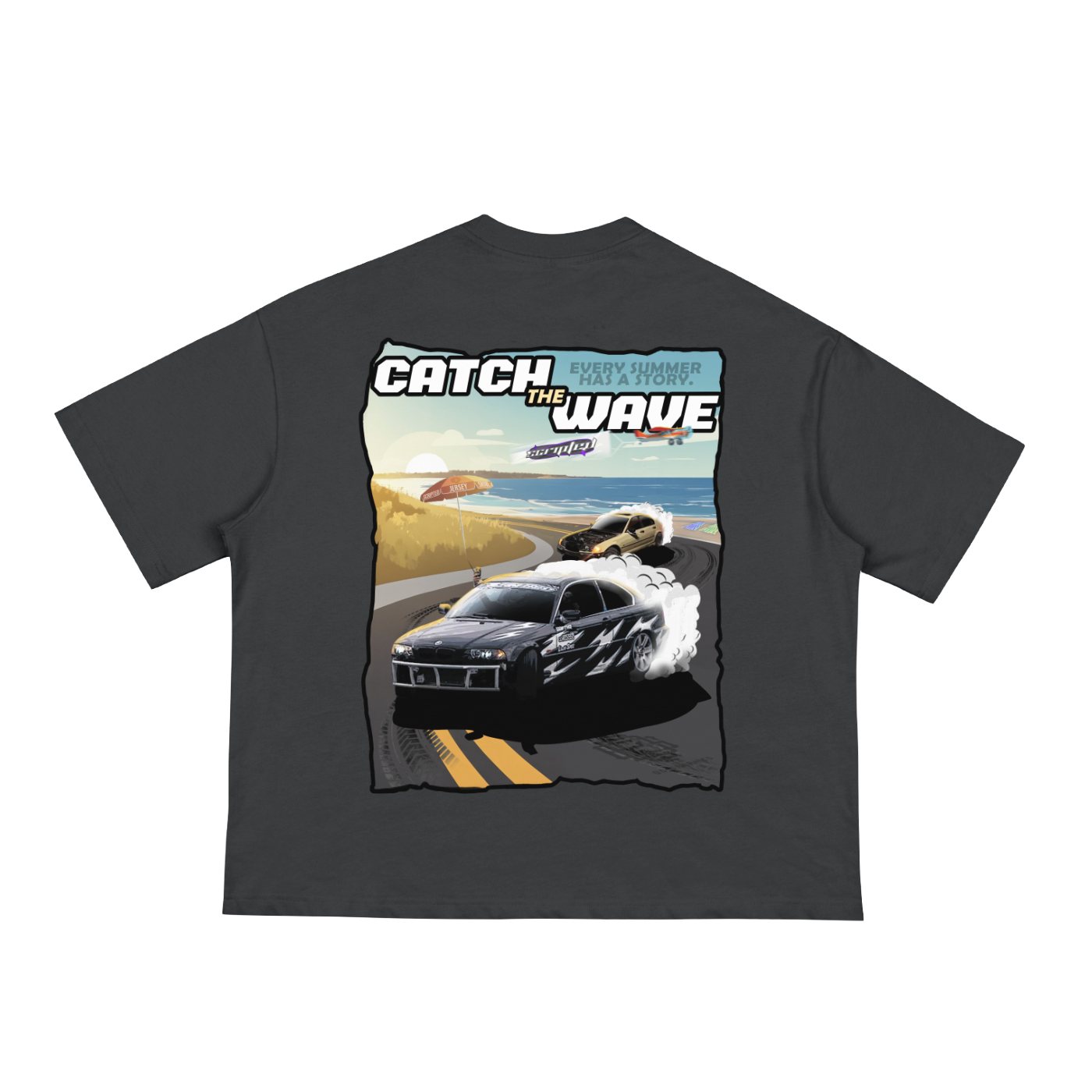 “Surfside” Boxy Tee - 230 GSM