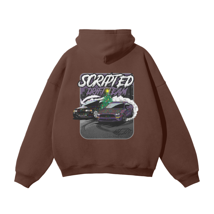 Scripted Drift Oversized Hoodie