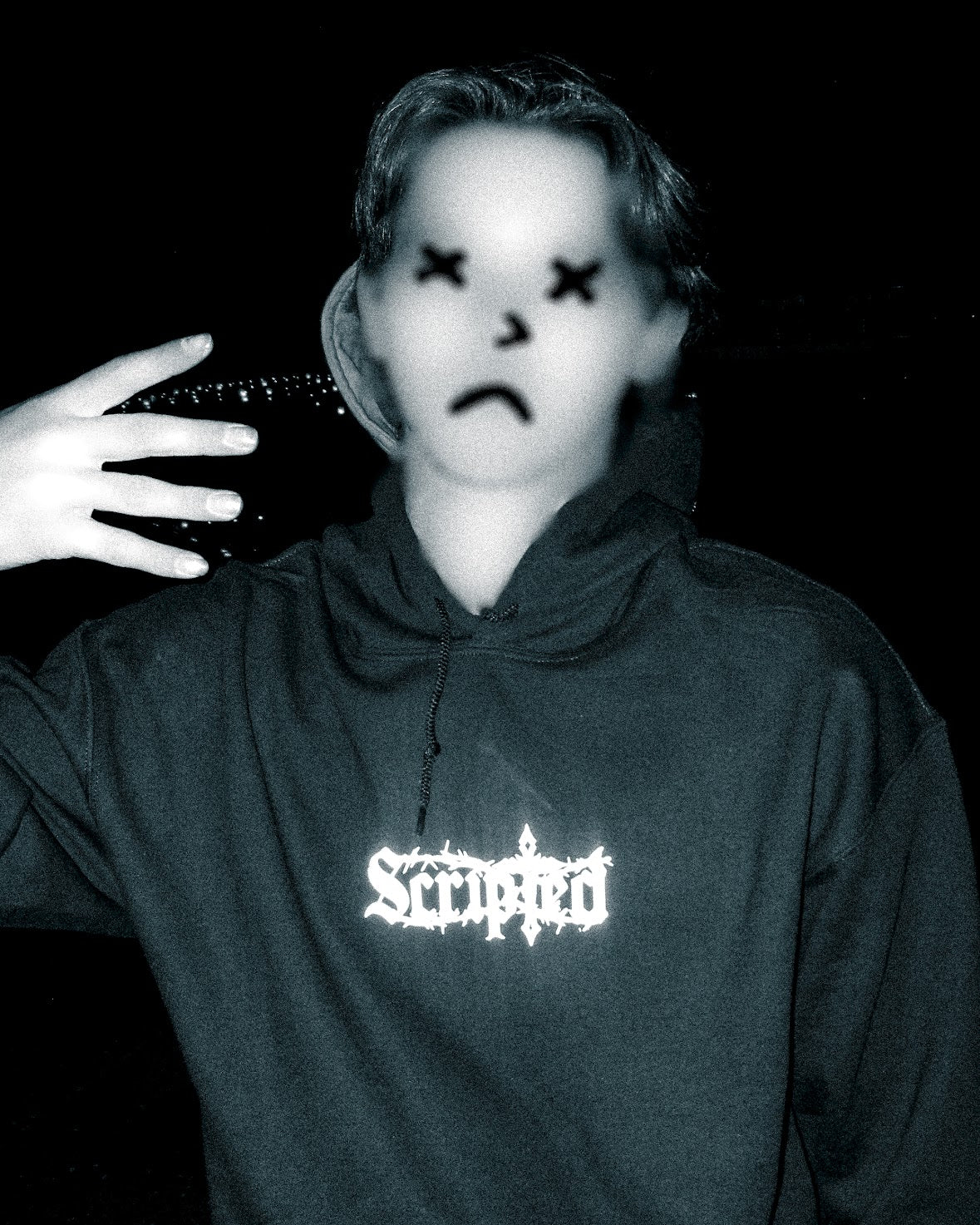 “Faith over fear” reflective hoodie