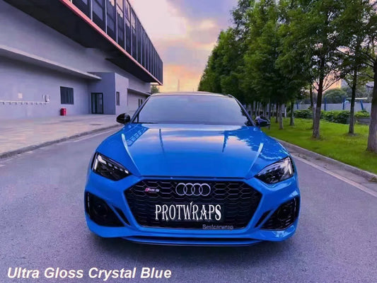 Crystal Glass Blue