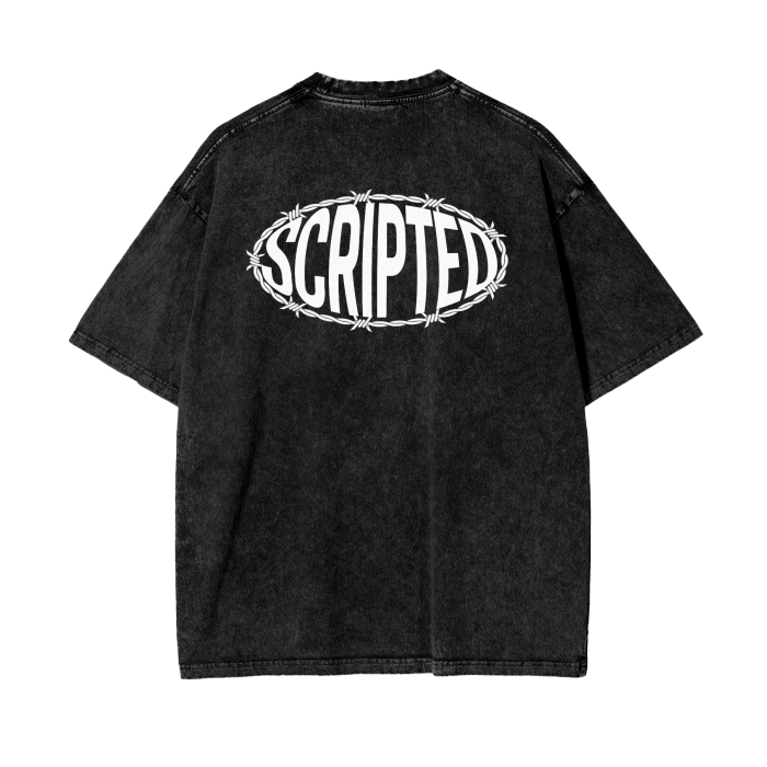 Scripted logo tee