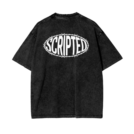 Scripted logo tee